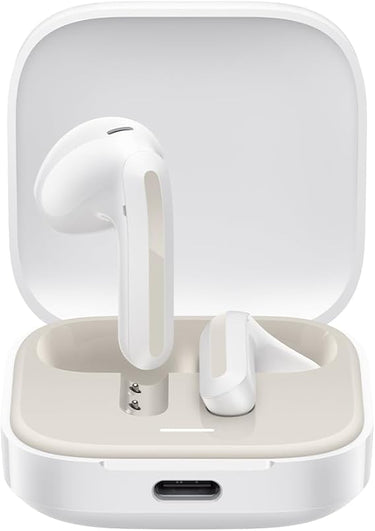 Xiaomi Redmi Buds 6 Active - Auriculares inalámbricos, cancelación de Ruido, Ligeros, hasta 36 Horas de autonomía, Bluetooth 5.3, Blanco (Versión ES)